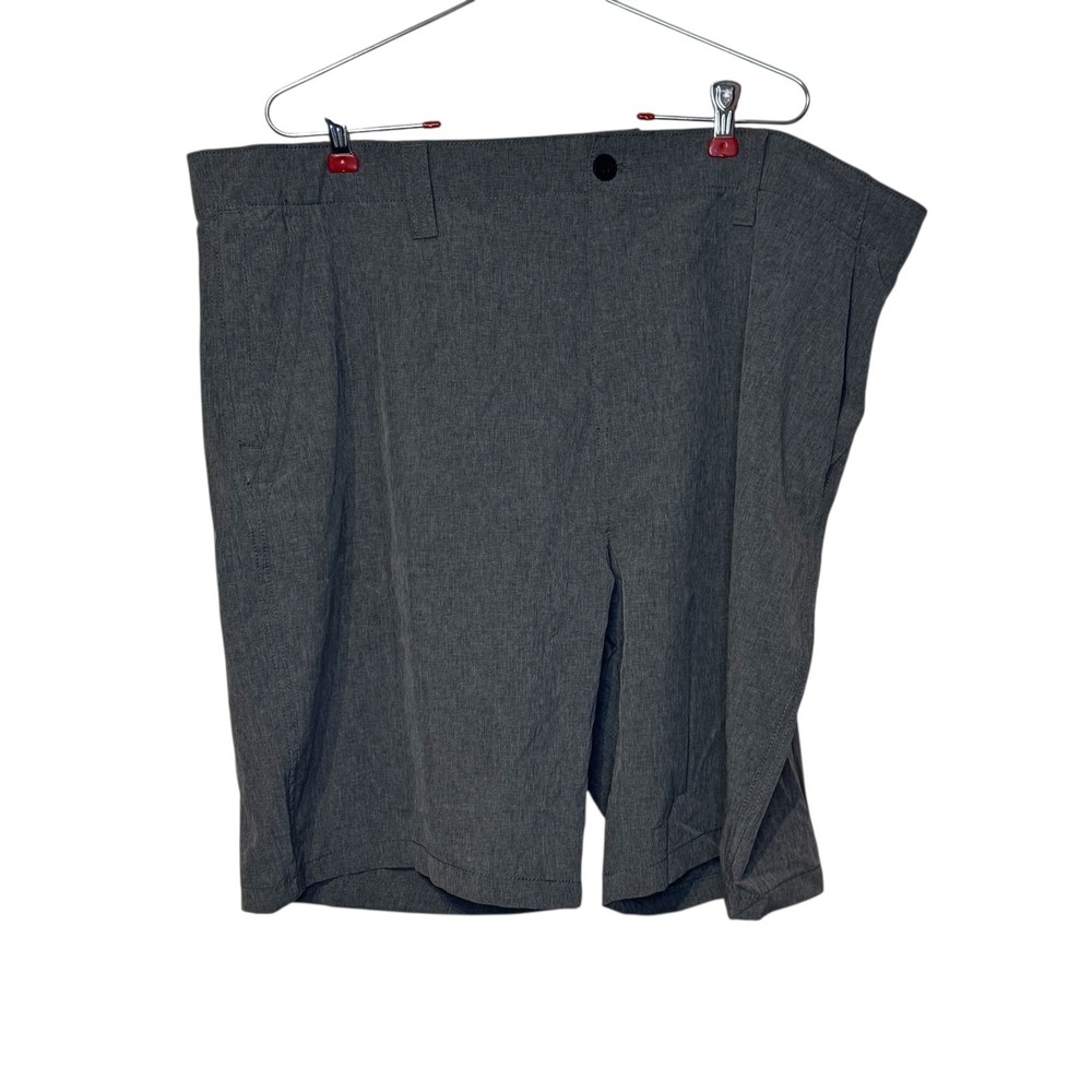 Denali Men's Shorts Hybrid Performance Outdoor Vented Golf Flat Front Gray 40‎